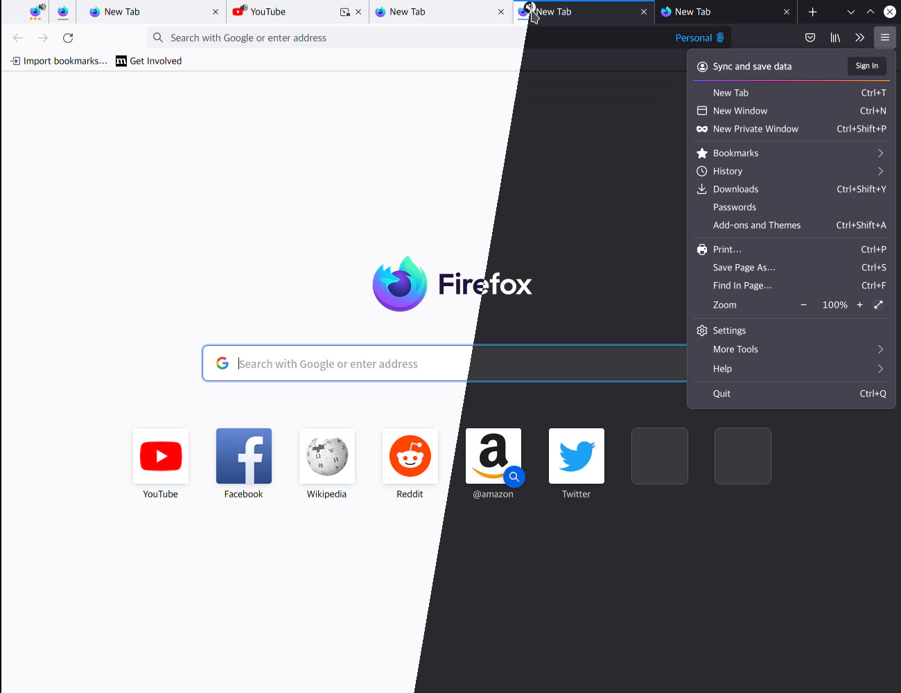 Lepton's Photon-Styled in Proton UI screenshot