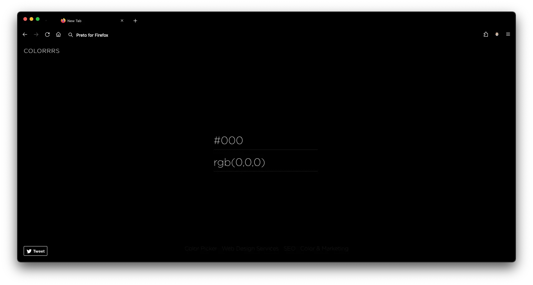 PretoFox screenshot