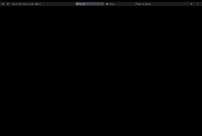 FireFox OneLine Navbar screenshot