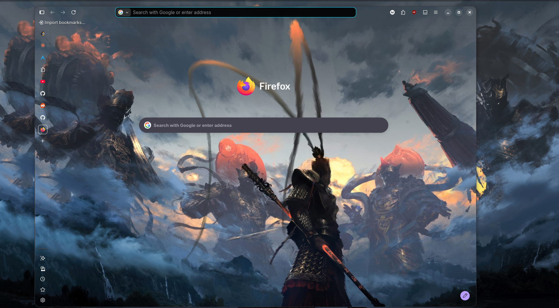 Fully Transparent Theme screenshot 1