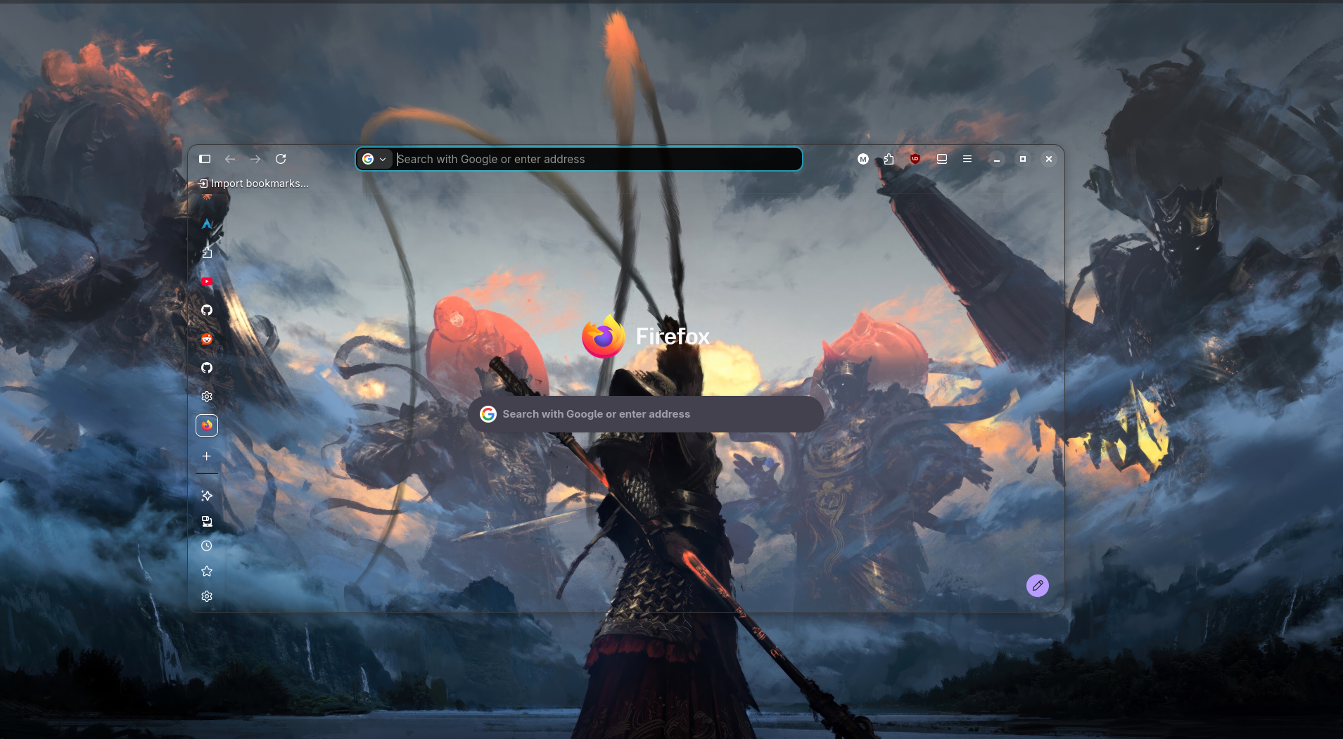 Fully Transparent Theme screenshot 2